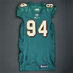 Starks, Randy * <br>Aqua, Video-Matched<br>Miami Dolphins 2011<br>#94 Size: 46