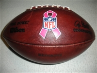 Game-Used Football<br>Game-Used Football from October 12, 2014 vs. Arizona Cardinals w/Breast Cancer Awareness Ribbon<br>Washington Redskins 2014