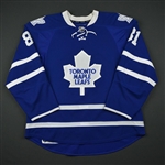 Kessel, Phil * <br>Blue - Photo-Matched<br>Toronto Maple Leafs 2010-11<br>#81 Size: 56