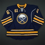 Zadorov, Nikita * <br>Blue  - NHL Debut and 1st Career NHL Goal - Photo-Matched<br>Buffalo Sabres 2013-14<br>#61 Size: 58