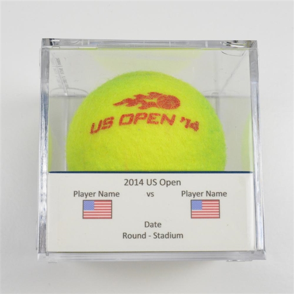 Aleksandra Krunic vs. Madison Keys<br>Match-Used Ball - Round 2 - Louis Armstrong Stadium<br>US Open Womens Singles 2014<br>#8/28/2014 