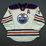 Eberle, Jordan<br>White Set 2 w/A<br>Edmonton Oilers 2014-15<br>#14 Size: 54