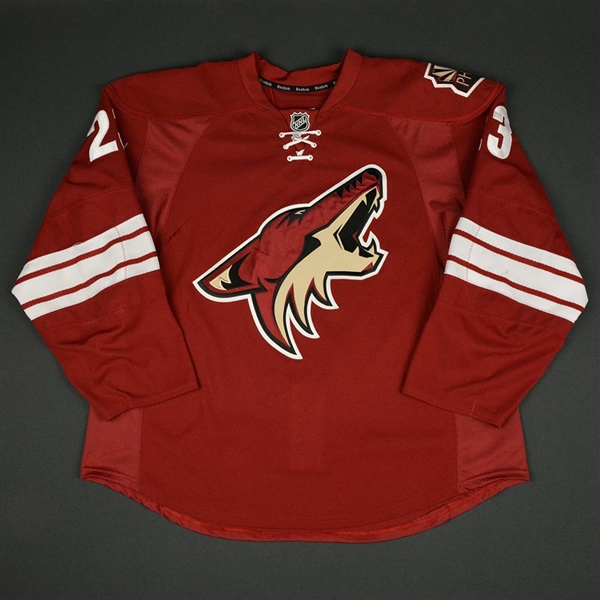 Ekman-Larsson, Oliver * <br>Burgundy Set 1 - Photo-Matched<br>Phoenix Coyotes 2013-14<br>#23 Size: 56