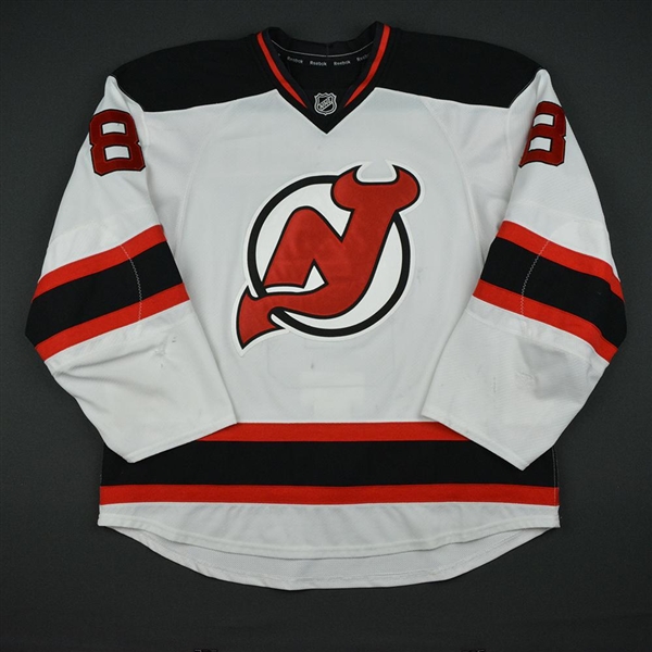 Bennett, Beau<br>White Set 1<br>New Jersey Devils 2016-17<br>#8 Size: 56