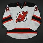 Bennett, Beau<br>White Set 1<br>New Jersey Devils 2016-17<br>#8 Size: 56