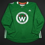 adidas<br>Green - Stadium Series Practice Jersey - Game-Issued (GI)<br>Washington Capitals 2017-18<br> Size: 58