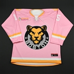 Field, Emily<br>Strides for the Cure - Worn February 2, 2018 vs. Connecticut Whale<br>Boston Pride 2017-18<br>#15 Size: MD