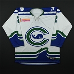 Donovan, Sam (No Name On Back)<br>White Set 1<br>Connecticut Whale 2017-18<br>#2 Size: MD