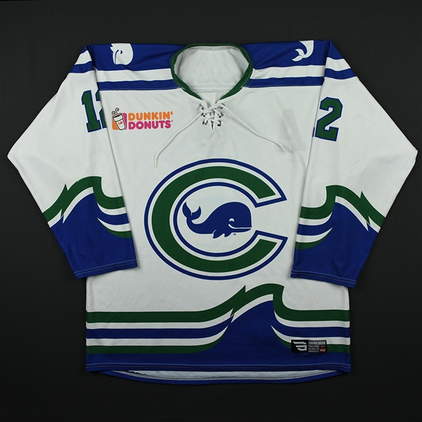 Goldsmith, Jamie<br>White Set 1 <br>Connecticut Whale 2017-18<br>#12 Size: MD