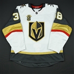 Hyka, Tomas <br>White Set 3 w/ Inaugural Season Patch <br>Vegas Golden Knights 2017-18<br>#38 Size: 54