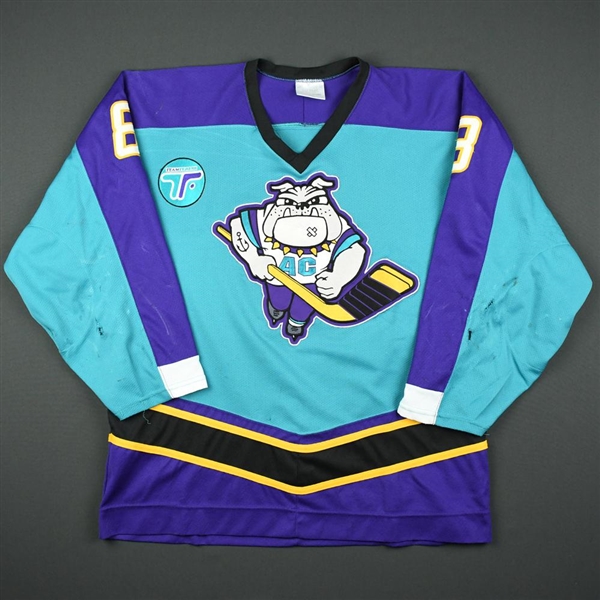 Walterson, Ian *<br>Teal Set 1<br>Atlantic City Boardwalk Bullies 2002-03<br>#8 Size: 54