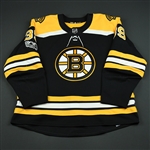 Beleskey, Matt<br>Black Set 1 w/ NHL Centennial Patch<br>Boston Bruins 2017-18<br>#39 Size: 58
