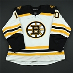 Bjork, Anders<br>White Set 2<br>Boston Bruins 2017-18<br>#10 Size: 56