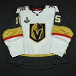 Merrill, Jon <br>White Stanley Cup Final Set 1 - Game-Issued (GI)<br>Vegas Golden Knights 2017-18<br>#15 Size: 56