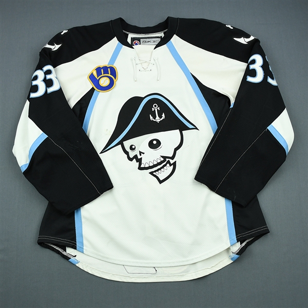 Wilson, Colin *<br>White - Photo-Matched<br>Milwaukee Admirals 2009-10<br>#33 Size: 56
