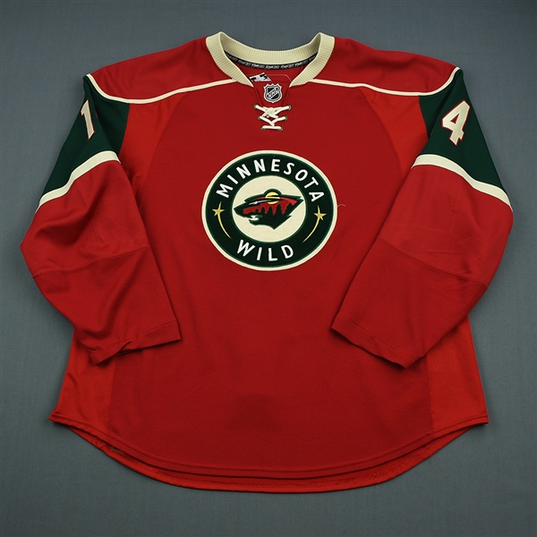 Havlat, Martin *<br>Red  Set 3<br>Minnesota Wild 2009-10<br>#14 Size: 58