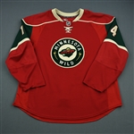 Havlat, Martin *<br>Red  Set 3<br>Minnesota Wild 2009-10<br>#14 Size: 58