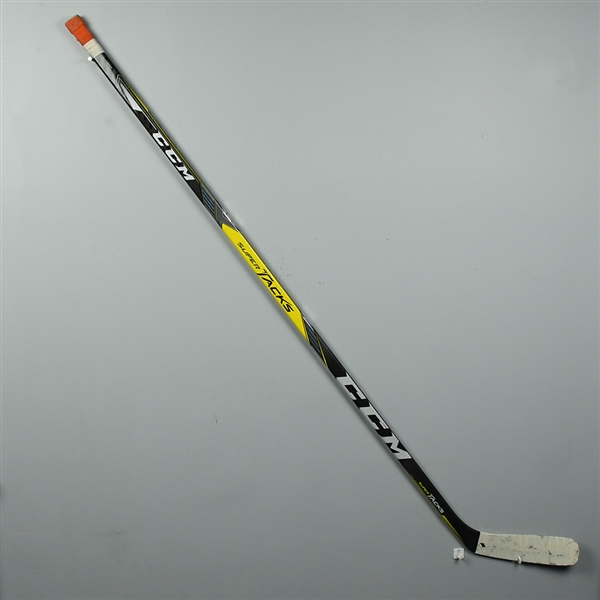 McDavid, Connor <br>CCM Super Tacks Stick - Training Camp <br>Edmonton Oilers 2017-18<br>#97 