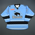 Edney, Sarah<br>Blue Set 1<br>Buffalo Beauts 2018-19<br>#3 Size: LG