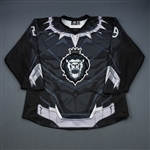 Riley, Jack<br>MARVEL Black Panther w/Socks - Worn February 2, 2019 vs. Manchester Monarchs<br>Reading Royals 2018-19<br>#29 Size: 56