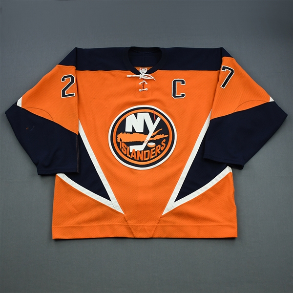 Peca, Michael *<br>Third w/C <br>New York Islanders 2002-03<br>#27 Size: 56
