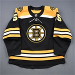 Acciari, Noel<br>Black Set 1<br>Boston Bruins 2018-19<br>#55 Size: 56