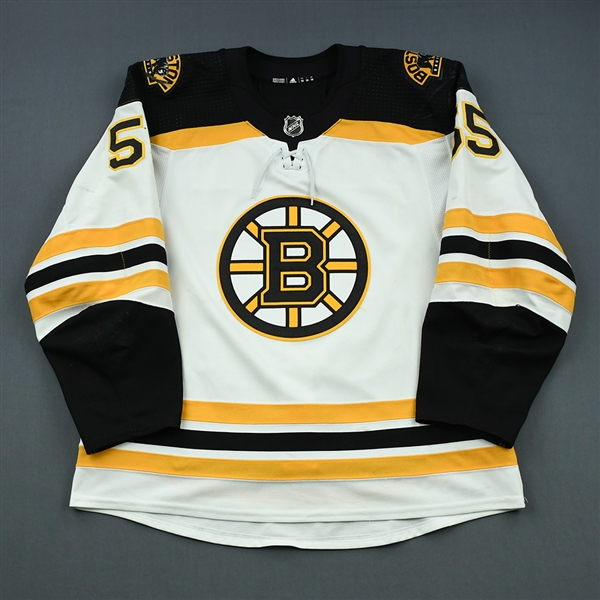 Acciari, Noel<br>White Set 1<br>Boston Bruins 2018-19<br>#55 Size: 56