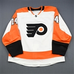 Couturier, Sean<br>White Set 1 (A removed)<br>Philadelphia Flyers 2018-19<br>#14 Size: 56