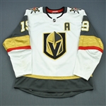 Smith, Reilly <br>White Set 2 w/A<br>Vegas Golden Knights 2018-19<br>#19 Size: 54