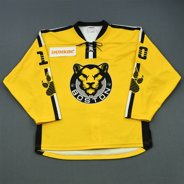 Johnson, Kaliya<br>Yellow Set 2<br>Boston Pride 2018-19<br>#10 Size: MD