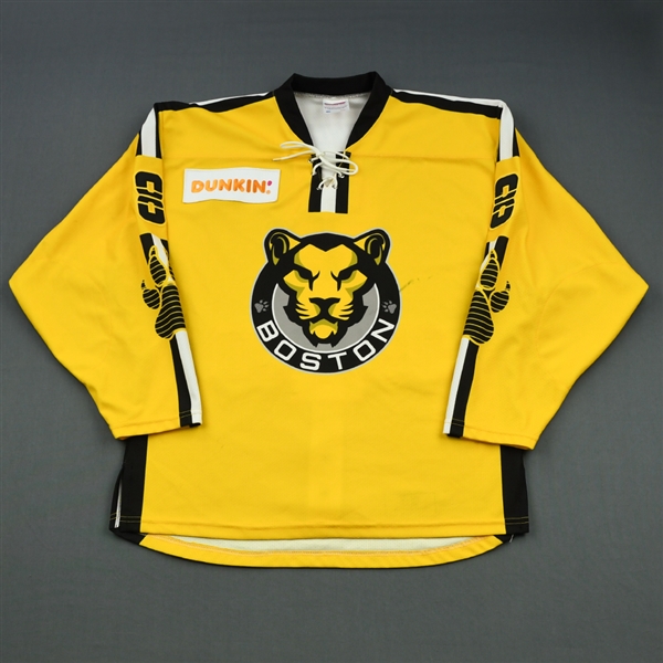 Trivigno, Dana<br>Yellow Set 2 / Playoffs<br>Boston Pride 2018-19<br>#8 Size: MD