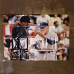 Stengel, Casey *<br>Casey Stengel Arguing With Umpire, Gate Lobby Banner Single-Sided (shipping included)<br>Shea Stadium <br> Size: 120 x 88