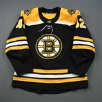 Backes, David<br>Black Set 2 (A removed)<br>Boston Bruins 2018-19<br>#42 Size: 56