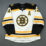 Backes, David<br>White Set 2 w/A<br>Boston Bruins 2018-19<br>#42 Size: 56
