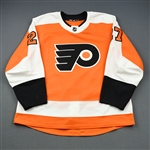 Bailey, Justin<br>Orange Set 3<br>Philadelphia Flyers 2018-19<br>#27 Size: 56