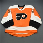 Elliott, Brian<br>Orange Set 1<br>Philadelphia Flyers 2018-19<br>#37 Size: 58G