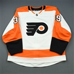 Goulbourne, Tyrell<br>White Set 1<br>Philadelphia Flyers 2018-19<br>#39 Size: 54