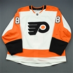 Hagg, Robert<br>White Set 3<br>Philadelphia Flyers 2018-19<br>#8 Size: 56