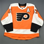 MacDonald, Andrew<br>Orange Set 3 w/A<br>Philadelphia Flyers 2018-19<br>#47 Size: 54
