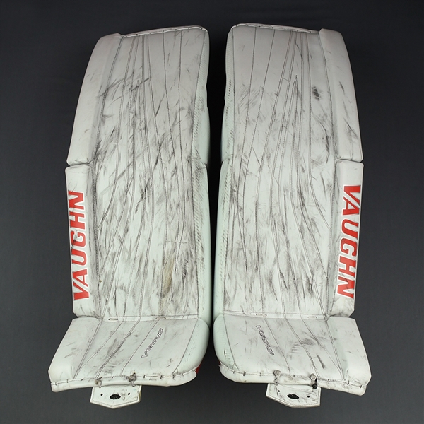 Blackwood, Mackenzie<br>Vaughn Ventus Leg Pads<br>Binghamton Devils 2018-19<br> 
