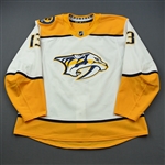 Bonino, Nick<br>White Set 2  - 100th Career Goal<br>Nashville Predators 2018-19<br>#13 Size: 58