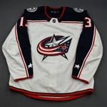 Atkinson, Cam<br>White Set 2<br>Columbus Blue Jackets 2018-19<br>#13 Size: 54