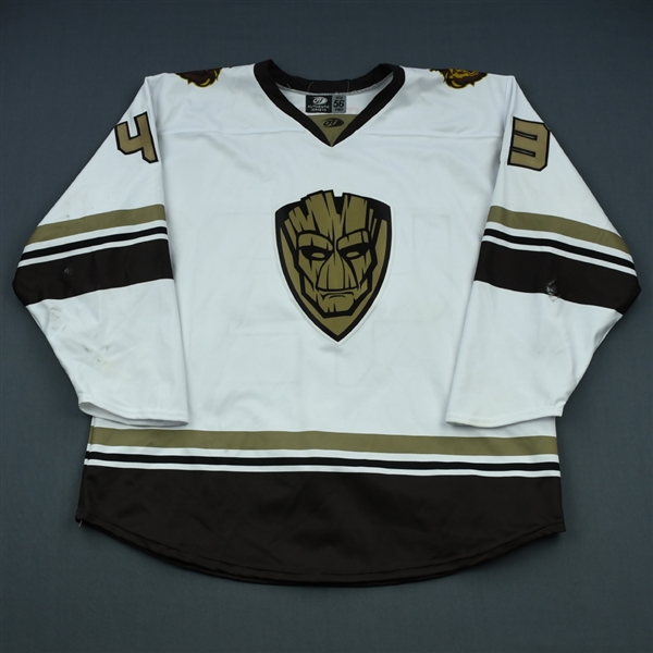 Hora, Frank<br>MARVEL Groot w/Socks - Worn November 21, 2018 @ Wheeling Nailers (Autographed)<br>Reading Royals 2018-19<br>#43 Size: 56