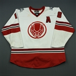 White, A.J. <br>MARVEL Ant-Man w/A & Socks - Worn November 2-3, 2018 @ Toledo Walleye<br>Idaho Steelheads 2018-19<br>#18 Size: 56