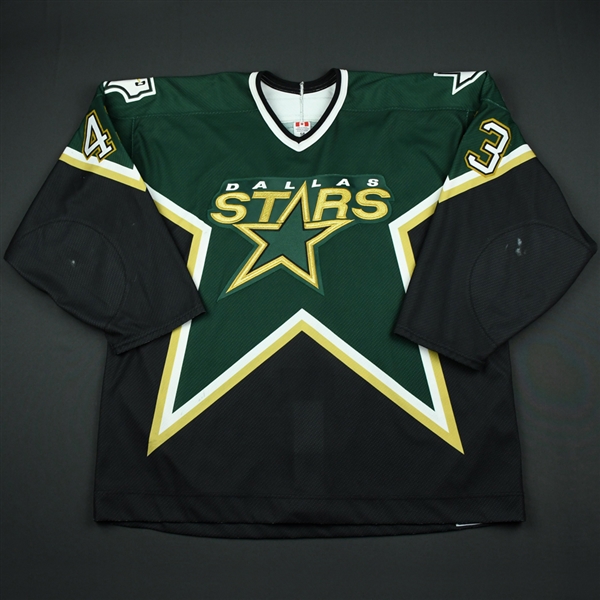 Boucher, Philippe *<br>Green Playoffs<br>Dallas Stars 2003-04<br>#43 Size: 58