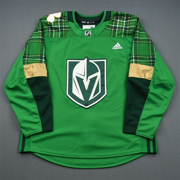 vegas golden knights st patrick's jersey