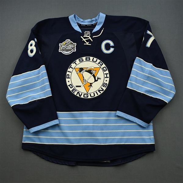 crosby game worn jersey