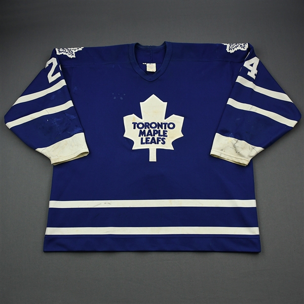 Wood, Randy *<br>Blue<br>Toronto Maple Leafs 1995-96<br>#24 Size: 56