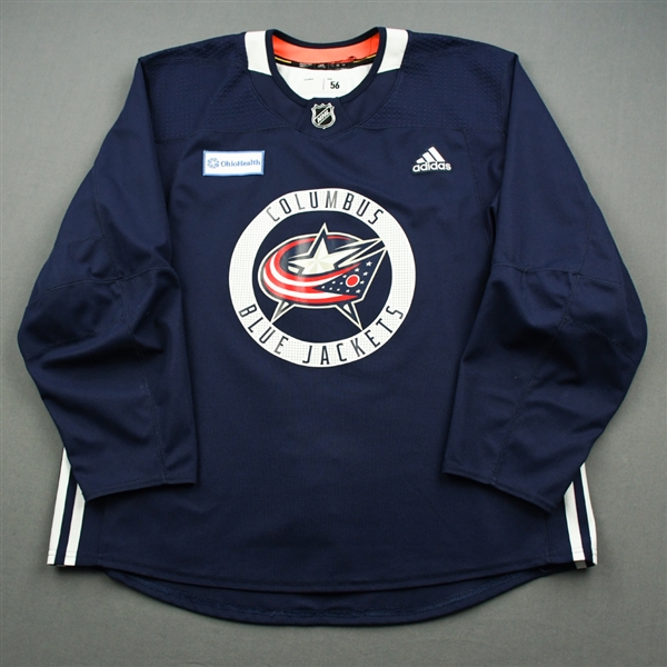 blue jackets jersey sweatshirt