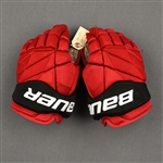 Boqvist, Jesper<br>Bauer Vapor 1X Lite Gloves - NHL Debut<br>New Jersey Devils 2019-20<br> Size: 13"